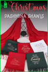 Embroidery Merry Christmas Scarf, Personalized Monogram Christmas Gift Shawl, Colorful Pashmina, New Year Shawl Items designed by Happy Times Favors, a handmade gift shop, are Personalized Scarf for Christmas, New Year, Noel, Bridal Shower, Wedding Shower, Fall Wedding. Pashmina scarves has Custom bands or monogrammed, stitched scarf. We can customize them with logo or name. These are unique wedding shawl for guests.