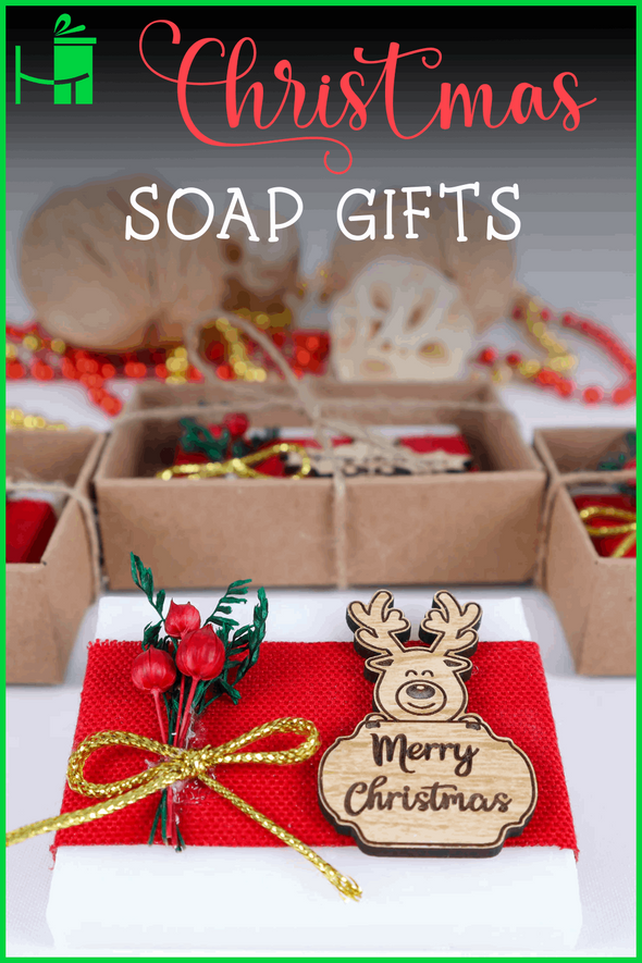 Personalized Christmas Gift Scented Soaps, Christmas Favors for Family, Friends and Coworkers Items designed by Happy Times Favors, a handmade gift shop. Scented Soap decorated with real natural dried flowers and personalized wooden name tag. Ideal for Christmas, Noel, New Year, Happy Holiday. Personalized Christmas Gifts, Custom Gifts for Christmas, Christmas decorations, ornaments, Christmas Natural soap.