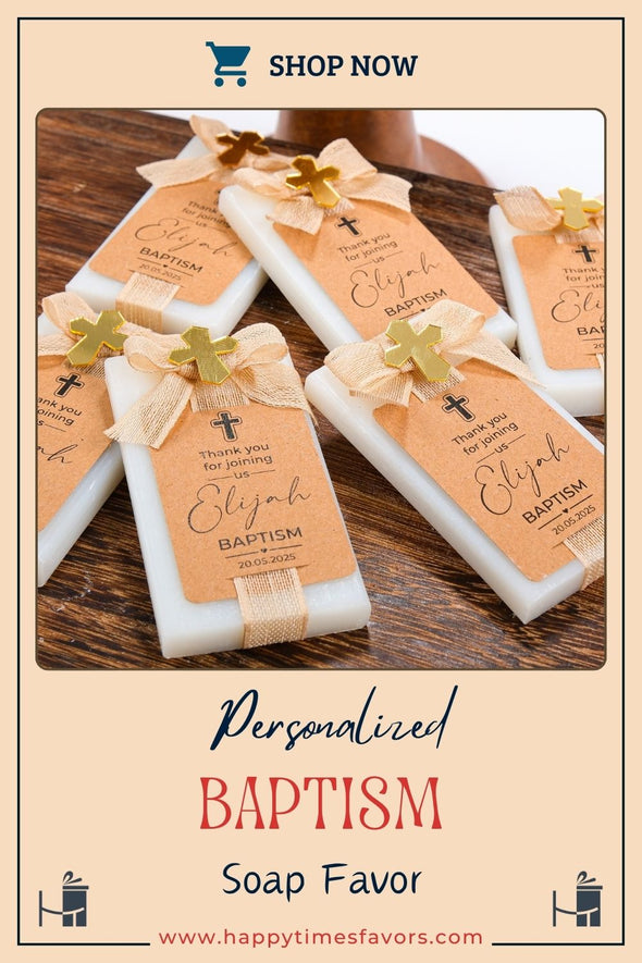 Baptism Scented Soap Favor for Guests in Bulk, Baptism Soap, Baby Shower First Communion Christening Baptism Favor, Thank You Gift Happy Times Favors, my handmade gift shop produces customizable items ideal for wedding favors, baptism favors, baby shower bridal shower favor, thank you gifts