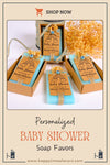 Baby Shower Soap Favors, Scented Soap Baby Shower Favors, Baby Shower Party Favors for Guests in Bulk Discover Happy Times Favors' handmade scented baby shower soaps—perfect for 1st 2nd birthdays, baby shower party favors for guests. Customizable and unique!