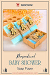 Scented Soap Baby Shower Favors, Baby Shower Soap Favors, Baby Shower Party Favors for Guests in Bulk Discover Happy Times Favors' handmade scented baby shower soaps—perfect for 1st 2nd birthdays, baby shower party favors for guests. Customizable and unique!