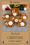 Personalized Christmas Gift, Christmas Wooden Candle Holder, Noel New Year Happy Holiday Gifts, Christmas 2024 Ornament, Gift Exchange Items designed by Happy Times Favors, a handmade gift shop, are ideal for Christmas, Noel, Xmas, New Year, Happy Holiday coworker unique gifts, Thank you gifts, Christmas wooden candle holder, Christmas candles, Personalized Christmas wooden name tag. Merry Christmas gifts, Christmas decorations, Personalized ornaments