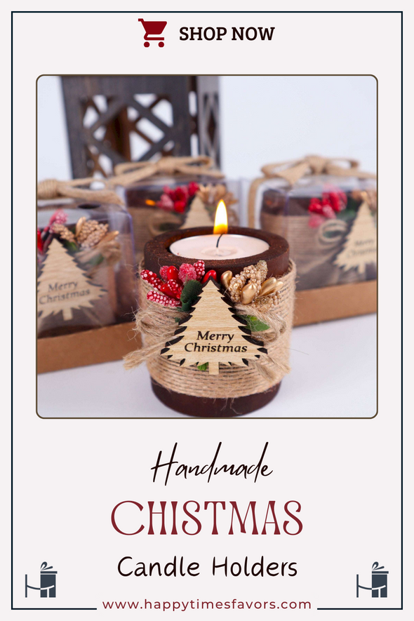 Personalized Christmas Gift, Christmas Wood Candle Holder, Noel New Year Happy Holiday Gifts Items designed by Happy Times Favors, a handmade gift shop, are ideal for Christmas, Noel, Xmas, New Year, Happy Holiday coworker unique gifts, Thank you gifts, Christmas wooden candle holder, Christmas candles, Personalized Christmas wooden name tag. Merry Christmas gifts, Christmas decorations, Personalized ornaments