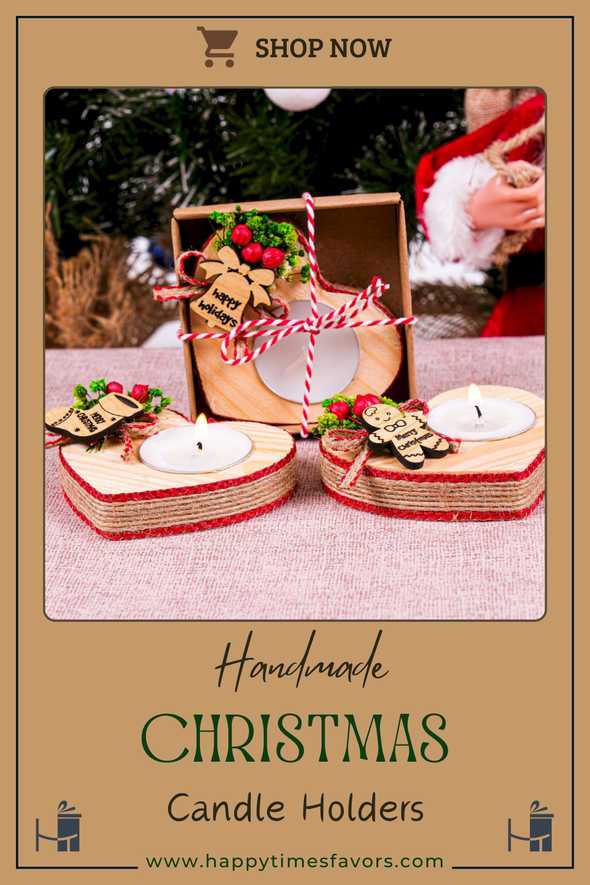 Personalized Christmas Gift, Christmas Wooden Candle Holder, Noel New Year Happy Holiday Gifts, Christmas 2024 Ornament, Gift Exchange Items designed by Happy Times Favors, a handmade gift shop, are ideal for Christmas, Noel, Xmas, New Year, Happy Holiday coworker unique gifts, Thank you gifts, Christmas wooden candle holder, Christmas candles, Personalized Christmas wooden name tag. Merry Christmas gifts, Christmas decorations, Personalized ornaments
