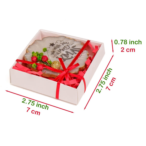 Personalized Christmas Gift Epoxy Magnet with Chic Box, Christmas Decor, Noel Gift, Xmas Gift, Xmas Decorations, Holiday Decor Designed by Happy Times Favors, a handmade gift shop. Ideal for Christmas, Noel gift, New Year, Happy Holiday, Christmas Gift, Christmas decoration, Xmas decor.