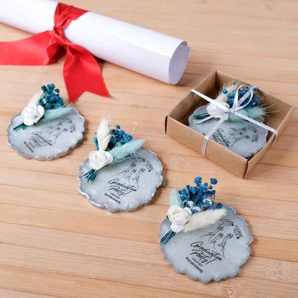 Graduation Party Favors, Epoxy Magnet, Class of 2025, Graduation Favors,Custom Fridge Magnet, 2025 Graduation Magnet Favor, Grad Party Favor Discover Happy Times Favors' handmade graduation favors custom epoxy magnets - save the date magnet, personalized magnet, 2025 graduation, college graduation.