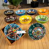 Turkish Cini Porcelain Bowl Christmas Favors, Christmas Party Favors, New Year Xmas Favors Coworker Happy Holiday Favors Items designed by Happy Times Favors, a handmade gift shop. We designed this tile/ceramic/porcelain bohemian theme wedding favor ideas, boho gifts, handmade candy bowl, Best for Wedding Gift, Bridal Shower gift, Baby Shower gift, Christening gift, Baptism gift, Graduation gift, birthday gift or any Party favors.