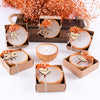 Set the mood for love and celebration with our enchanting hand-poured wooden candles. Infused with divine fragrances, these beauties are ideal for bridal showers, weddings, anniversaries, and any romantic occasion. Spoil your bridesmaids with a thoughtful and luxurious gift they'll adore. Light the flame on warm memories and lasting friendships with these unique favors that guests will truly appreciate.
