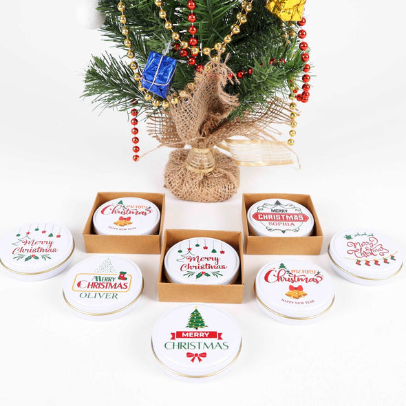 Christmas Personalized Scented Metal Candles, Merry Christmas gifts, Happy New Year Favors, Christmas Table Decors, Christmas Candle Gifts Items designed by Happy Times Favors, a handmade gift shop. They are ideal for Christmas, Noel, New Year, Happy Holiday unique gifts, thank you gifts, Xmas, Personalized Christmas Ornament, Custom New Year Favors, Personalized Christmas Gifts, Custom Gifts for Christmas, Christmas decorations. 