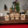 Personalized Christmas Candle Table Decor, Christmas Wood Candle Holder, Happy Holiday Gifts Items designed by Happy Times Favors, a handmade gift shop. Wooden candle holder decorated with flowers. Are ideal for Christmas, Noel, New Year, and party gifts.  Personalized ornaments, Christmas table decorations, Christmas decoration, Christmas ornament, Christmas gift, Custom Xmas ornaments, Unique Xmas gifts.