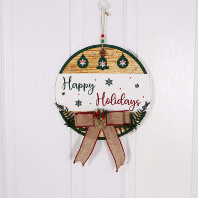 Christmas Door Hanger, Wooden Front Door Hanger Sign, Happy Holiday Door Sign, Merry Christmas Door Decoration, Custom Family Name Sign Wood Items designed by Happy Times Favors, a handmade gift shop, are ideal for Christmas, Noel, New Year, Happy Holiday unique gifts, thank you gifts, Xmas, Personalized Christmas Gifts, Christmas Door Hanger, Wooden Front Door Hanger Sign, Happy Holiday Door Sign, Merry Christmas Door Decoration, Custom Family Name Sign