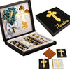 Baptism Chocolate Favors Box, Custom Chocolates, Bulk Baptism Favors, Baby Shower Favors Designed by Happy Times Favors, these bulk chocotale favors are ideal for baby shower, baptism favors, christening party favors, wedding favors, first communion.