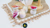 Set the mood for love and celebration with our enchanting candles. Infused with divine fragrances, these beauties are ideal for bridal showers, weddings, anniversaries, baby showers and any romantic occasion. Spoil your bridesmaids with a thoughtful and luxurious gift they'll adore. Light the flame on warm memories and lasting friendships with these unique favors that guests will truly appreciate. These candles add a touch of ambiance and elegance to any home.