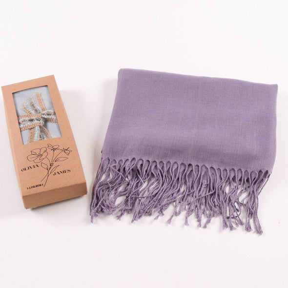 More Than Just a Gift: These pashminas are more than just a pretty accessory – they're a symbol of appreciation, love, and lasting memories. Give the gift of warmth, comfort, and style that will be treasured for years to come.
