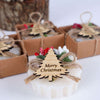 Personalized Christmas Favors Scented Soaps, Christmas Gifts for Family, Friends and Coworkers Items designed by Happy Times Favors, a handmade gift shop. Scented Soap decorated with real flowers and personalized wooden name tag. Ideal for Christmas, Noel, New Year, Happy Holiday. Personalized Christmas Gifts, Custom Gifts for Christmas, Christmas decorations, ornaments, Christmas Natural soap.