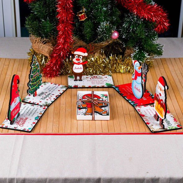 Personalized Christmas Gift, Christmas Wood Table Decor Place Settings Noel New Year Happy Holiday Gifts, Merry Christmas Table Decoration, Handmade Christmas Gift, Coworker Happy Holiday Items designed by Happy Times Favors, a handmade gift shop, are ideal for Christmas, Noel, New Year, Happy Holiday unique gifts, thank you gifts, Xmas, Personalized Christmas Gifts, Personalized Wooden Christmas Table Decoration, Christmas Place Setting, Wooden Table Seating Name Tag, Freestanding Happy Holiday Decor. 
