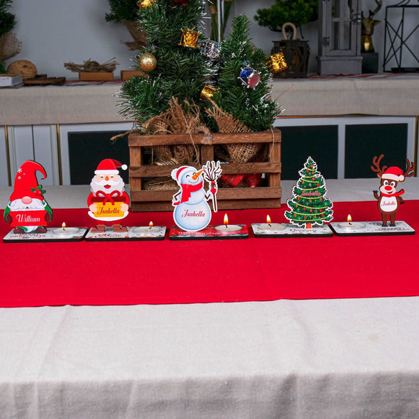 Personalized Christmas Gift, Christmas Wood Table Decor Place Settings Noel New Year Happy Holiday Gifts, Merry Christmas Table Decoration, Handmade Christmas Gift, Coworker Happy Holiday Items designed by Happy Times Favors, a handmade gift shop, are ideal for Christmas, Noel, New Year, Happy Holiday unique gifts, thank you gifts, Xmas, Personalized Christmas Gifts, Personalized Wooden Christmas Table Decoration, Christmas Place Setting, Wooden Table Seating Name Tag, Freestanding Happy Holiday Decor. 