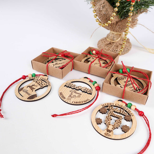 These items make great holiday gifts. Perfect for Christmas, Noel, New Year, X-mas, and Thanksgiving, they make a unique and thoughtful gesture for guests or thank you presents. Personalized Christmas Tree Ornaments, Handmade New Year Favors, and Custom Christmas Gifts - all in one!
