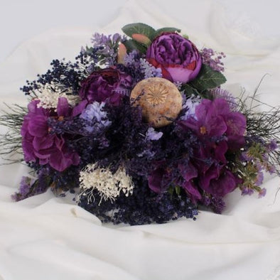Wedding Bouquet with Natural Dried Flowers
